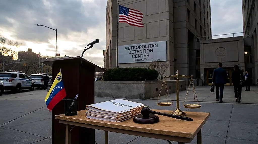 Maduro narco-terrorism charges Metropolitan Detention Center Brooklyn US capture President Venezuela legal proceedings