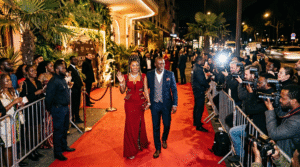 Annual Show 2026 red carpet at La Palmeraie in Paris, celebrating Cameroonian fashion and diaspora pride.